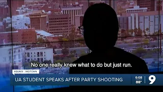 UA student speaks after fleeing deadly party shooting