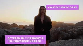 ACTEREN IN CLIPSHOOT EN PLOTS TERUG NAAR NL - Cape Town Weekvlog #5 / DAELORIAN