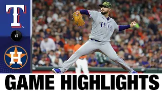 Rangers vs. Astros Game Highlights (5/20/22) | MLB Highlights