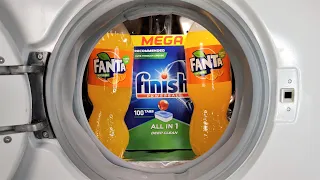 Experiment - Finish and Fanta  -  in a Washing Machine