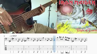 Flight of Icarus - Iron Maiden (Bass Cover + Tab)