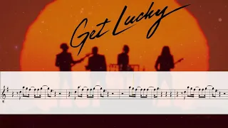 Get Lucky - Para Saxofón Alto (Instrumentos en Mi Bemol) de Daft Punk con Pharrell Williams