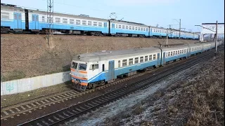 ER2R-7087 | Train No 6513 Kharkiv - Lozova | ER2R-7071 | Train No 6419 Kharkiv - Savyntsi