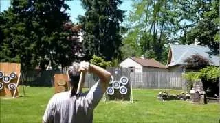 long distance tomahawk throw - Epic Blade TIme
