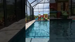 How many tries do you think it took‼️ #basketball #pool #lazyday #challenge #hoops