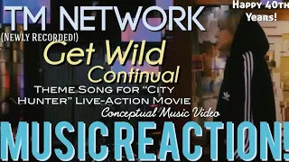 STILL BE WILDIN’🔥TM Network - Get Wild Continual Conceptual MV(Newly Recorded ‘24) | Music Reaction🔥