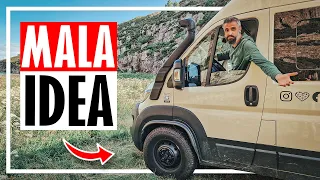 ❌ ATASCADOS con la camper en NORUEGA 🚐 | Hacer ruta OFF ROAD con una furgoneta SIN 4x4 ⚙ [Vanlife]