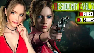 RESIDENT EVIL 2  REMAKE Полное Прохождение на Русском | РЕЗИДЕНТ ИВЕЛ 2 Прохождение | HARD | NO SAVE