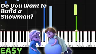 Do You Want to Build a Snowman? - EASY - Piano Tutorial by Tunes With Tina