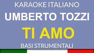 Umberto Tozzi - TI amo - Karaoke Strumentale 🎤