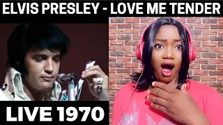 FIRST TIME HEARING Elvis Presley - Love Me Tender (Live 1970) REACTION!!!😱 | THIS IS PASSIONATE 😘