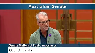 Senate Matters of Public Importance - Cost of Living