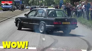 Mad BMW E30 w/ V8 going SIDEWAYS!