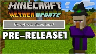 Minecraft 1.16 Nether Update: PRE-RELEASE 1 Final Release Is Close! 🙌