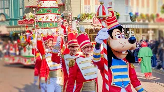 [4K 60FPS] Disney’s Christmas Parade 2019 | Disneyland Paris