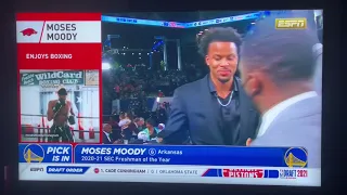 Kendrick Perkins CANNOT say Moses Moody 😂 - 2021 NBA Draft