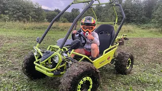 Fabi xx czyli sześciolatek kręci bączki Buggy Fuxin 125cc