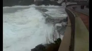 Tempête Cerbère le 6 mars 2013 Pyrenées-Orientales