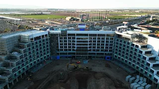 VAI Resort construction progress | State Farm Stadium | Glendale, Arizona | 4K Drone Video