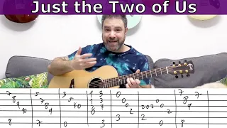 Fingerstyle Tutorial: Just the Two of Us | Fingerstyle Guitar Lesson w/ TAB | LickNRiff