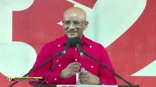 People's Progressive Party 32nd Congress opening address by General Secretary Bharrat Jagdeo.