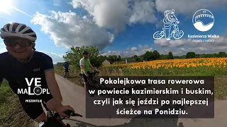 Trasa rowerowa Lekszyce-Koniecmosty, czyli jak się jeździ po najlepszej ścieżce na Ponidziu.