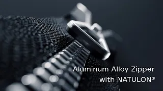 【YKK OFFICIAL】Aluminum Alloy Zipper with NATULON®