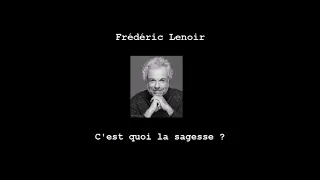 Frédéric Lenoir - C'est quoi la sagesse ?