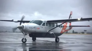 2 Rainy Sounds Air aircraft arriving and departing from Blenheim Woodbourne Airport