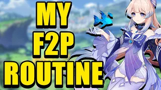 My F2P Daily Routine! (highly recommended) | Genshin Impact