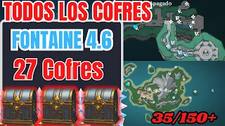 🌟TODOS LOS COFRES DE FONTAINE🌟| PARTE 1 | VERSION 4.6 | Genshin impact