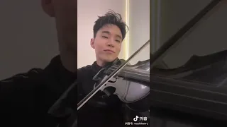 Henry Lau supporting Lay Zhang by doing Veil challenge on Tiktok 🎻🎼🎶