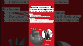 Acute management of acute coronary syndrome (STEMI, NSTEMI, or unstable angina)