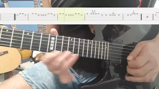 Metallica Master of Puppets first solo  guitar lesson (tabs + close up)