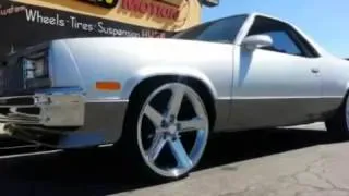 Chevy El Camino on 22" Iroc Wheels N Motion