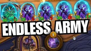 ENDLESS ARMY! Kel'Thuzad & Eternal Summoner build | Hearthstone Battlegrounds