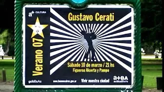 10 de marzo de 2007 Avenida Alcorta y... Gustavo Cerati recital ante + 200,000 personas