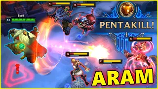 ARAM FUN Best LOL PENTAKILL Moments 2022 #36