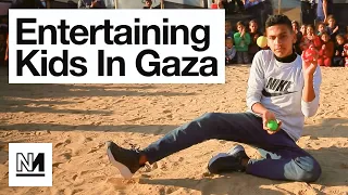 Volunteers Set Up A Play Camp For Palestinian Children In Gaza