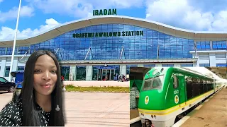 THE BEST TRANSPORTATION SYSTEM IN NIGERIA- IBADAN BACK TO LAGOS TRAIN TRIP EXPERIENCE