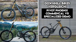 DOWNHILL BIKES IM VERGLEICH | Welches ist am besten & warum? Commencal vs. Pivot vs. Specialized