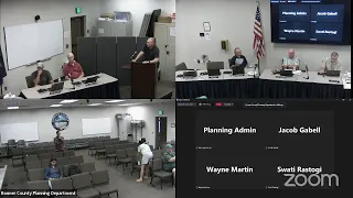 Bonner County Planning Commission Public Meeting - August 1, 2023