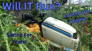 Will This Abandoned Cub Cadet Riding Mower Run After Sitting For Years!