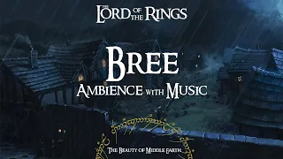 Lord Of The Rings | Bree | Rain & Thunder with Music | 3 Hours