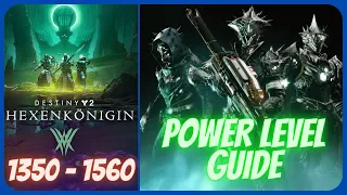 Destiny 2 Power Level Erhöhen / Power Leveling Guide