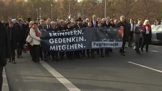 Gegen das Vergessen: Berlin gedenkt Opfer der Reichspogromnacht