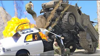 GTA 5 HIGH SPEED HALF TRACK CRASHES - IMPACT COMPILATION #30