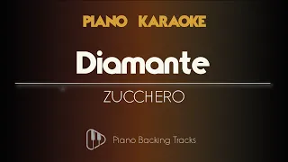 Diamante - Zucchero (Piano Karaoke Instrumental Backing Track)