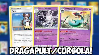 This Dragapult/Galarian Cursola Deck Is Really Cool! 50th Place Hegster Deck! PTCGO