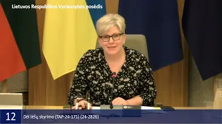 2024-02-21 Vyriausybės pasitarimas ir posėdis